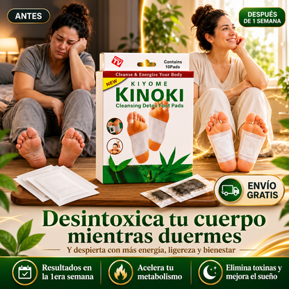 Parches Kinoki |Eliminan y Desintoxican tu cuerpo