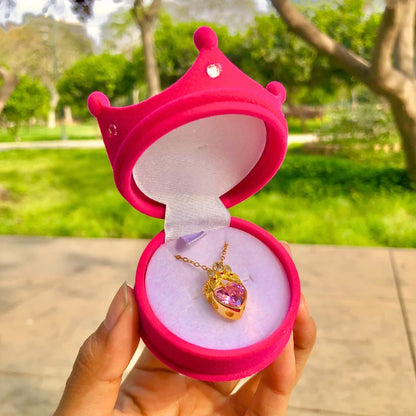 SET RAPUNZEL + Caja CORONA ROSA GRATIS