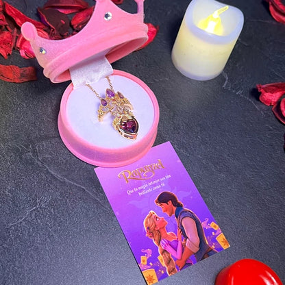 SET RAPUNZEL + Caja CORONA ROSA GRATIS