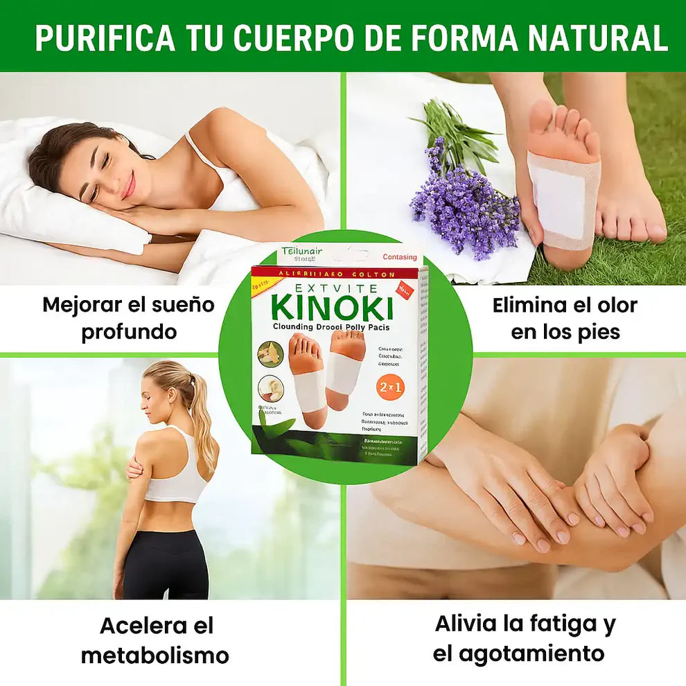 Parches Kinoki |Eliminan y Desintoxican tu cuerpo