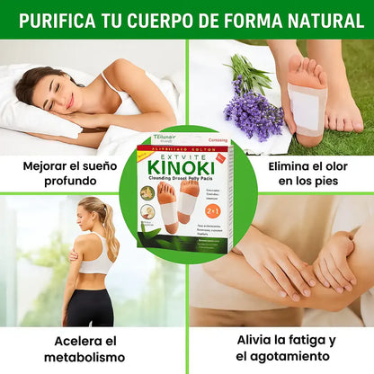 Parches Kinoki |Eliminan y Desintoxican tu cuerpo